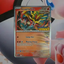 Pokemon TCG - Gouging Fire SVP 151 – Surging Sparks Pre-Release Black Star Promo - Image 3