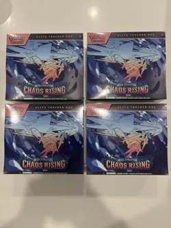 Pokemon TCG Mega Evolution Chaos Rising Elite Trainer Box ETB Lot of (4) - Image 1