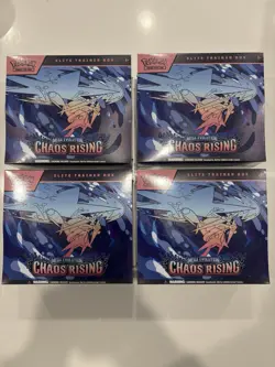 Pokemon TCG Mega Evolution Chaos Rising Elite Trainer Box ETB Lot of (4) - Image 2