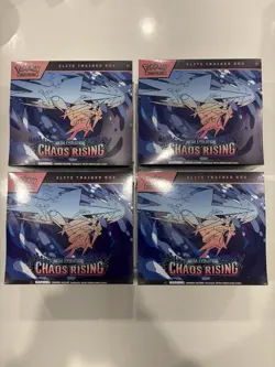 Pokemon TCG Mega Evolution Chaos Rising Elite Trainer Box ETB Lot of (4) - Image 3