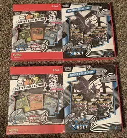 Pokemon Scarlet & Violet Black Bolt Binder Poster Sam's Club (Lot of 2 BB) - Image 1
