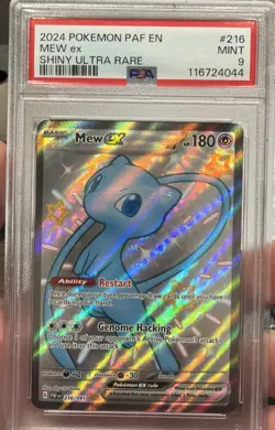 2024 Pokemon PAF EN Mew Ex Shiny Ultra Rare Paldean Fates #216 - Image 1