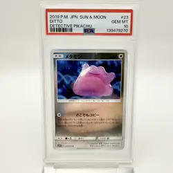 PSA 10 Ditto 023/024 Detective Pikachu 2019 Pokemon Card Japanese - Image 4