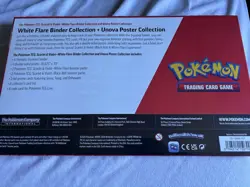 Pokemon White Flare Binder and Poster Collection 2-Pack Box NEW SEALED - Image 2