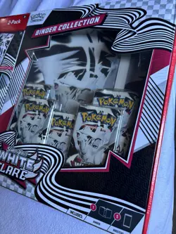 Pokemon White Flare Binder and Poster Collection 2-Pack Box NEW SEALED - Image 3