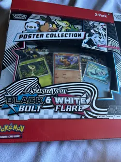 Pokemon White Flare Binder and Poster Collection 2-Pack Box NEW SEALED - Image 4
