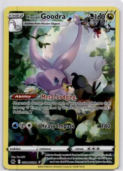 Pokemon TCG Crown Zenith #GG21/GG70 Hisuian Goodra NM - Image 1