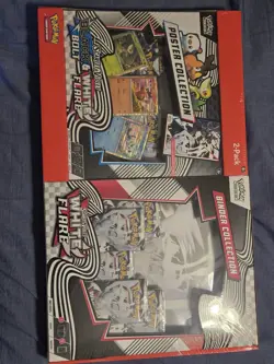 Pokemon White Flare Binder + Poster Collection Sam's Club Bundles - Image 1