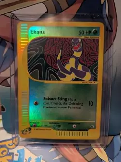 Pokemon TCG Ekans 108/165 Expedition Base Set Reverse Holo Vintage 2002 - Image 3