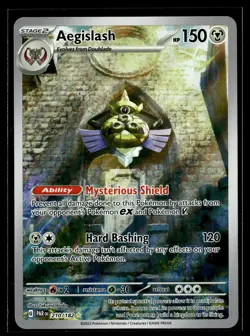 Pokemon TCG SV04: Paradox Rift #210/182 Aegislash - Image 1