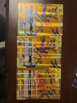 Pokemon TCG GX Promo Gold Card JUMBO!! Lot Of 3 - Image 1