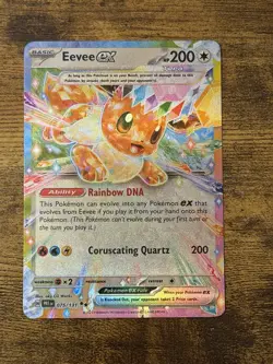 Pokemon TCG Eevee EX 75/131 Prismatic Evolutions Double Rare Holo - Image 1