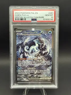 PSA 10 - Pokemon 2023 Paldea Evolved Chien-Pao ex 261/193 SIR - Image 1