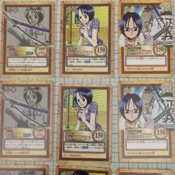 Bandai One Piece Tashigi Trading Card Hyper Battle 24 Card Set Used Rare - Image 2