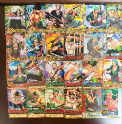 One Piece Berry Match Roronoa Zoro Card Set Trading Card Rare Authentic - Image 2