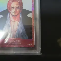 PSA 10 Shanks P-016 Film Red Premium Card Collection 2022 ONE PIECE Card Japan - Image 4
