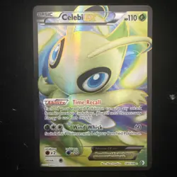 Pokemon Celebi EX Boundaries Crossed 141/149 Ultra Rare Full Art Holo Card - Image 1