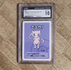 Pokemon TCG Mew Old Maid Pokemon Card Japanese 2019 CGC Certified Graded 10 - Image 1