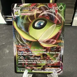 Pokemon Card Celebi VMAX 008/198 Chilling Reign - Near Mint - Image 1