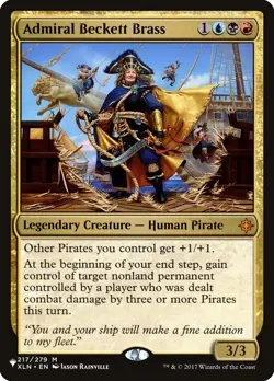 Admiral Beckett Brass [The List] Magic MTG - Image 1