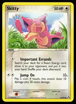 Skitty 64/92 Common Legend Maker Pokemon Card - Image 1