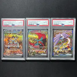 PSA 10 Sandy Shocks Roaring Moon Raging Bolt Sequential Number Set Pokemon Card - Image 1