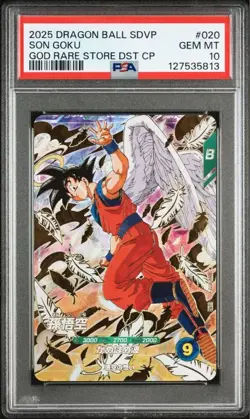 PSA 10 Son Goku Angel GDR SDVP-020 2025 Dragon Ball Super Divers Card Japanese - Image 1