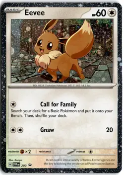 Eevee - 200 (Cosmos Holo) Promo SV: Scarlet & Violet Promo Cards SVP 200 NM - Image 1