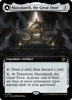 MTG Matzalantli, the Great Door (Extended Art) - 387 / English / Near Mint - Image 1