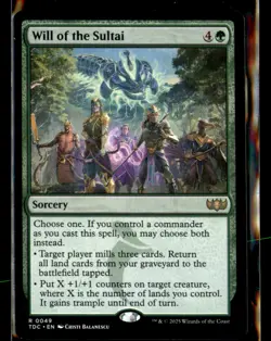Will of the Sultai Commander: Tarkir: Dragonstorm Regular - Image 1