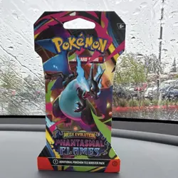 Pokemon Mega Evolution Phantasmal Flames Booster Pack Trading Card Game 2025 - Image 1