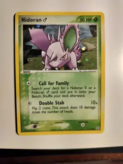 Pokemon Nidoran Reverse Holo FireRed LeafGreen 71/112 2004 English LP - Image 1