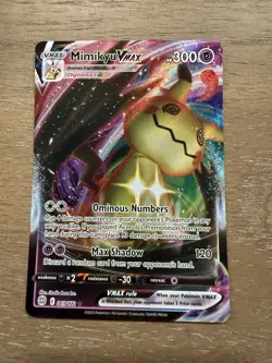 Holo Mimikyu VMAX 069/172 Ultra Rare Brilliant Stars Pokemon TCG - Image 1