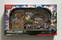 Pokemon TCG Mega Lucario ex Premium Figure Collection Box Factory Sealed - Image 1