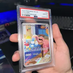 Pokemon TCG Lickitung Illustration Temporal Forces PSA GEM MINT 10 #180 - Image 1