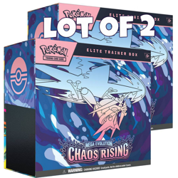2x CHAOS RISING / MEGA EVOLUTION POKEMON TCG / SEALED ETB BOX / PRESALE - Image 1