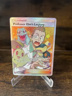 Pokemon Lost Thunder - Professor Elm's Lecture Full Art 213/214 - MP - Image 1