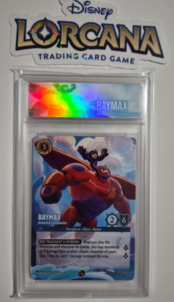 Disney Lorcana Promo Baymax Armored Companion w/Custom Case DLPC NM EN Rare - Image 2