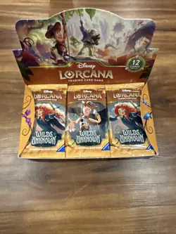 Disney Lorcana TCG Wilds Unknown English 24x New Sealed Booster Packs - Image 1