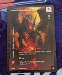 Wonders of the First Mountain Sovereign Wyrm Rare Call Of The Stones - Image 1