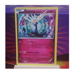 Xerneas XY05 Rare Holo Basic 130 HP Geomancy Rainbow Spear Pokemon Card - Image 1