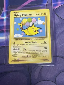 Flying Pikachu Pokemon card mint condition - Image 1