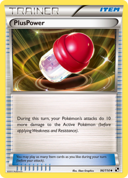 PlusPower 96/114 Uncommon | Black & White | Pokemon Card - Image 1