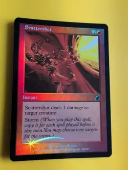 Scattershot. Instant. MTG Card. Scourge. Old Border FOIL. - Image 2
