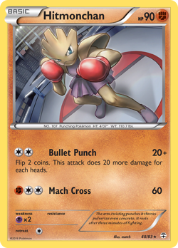 Hitmonchan 48/83 Rare | Generations | Pokemon Card - Image 1