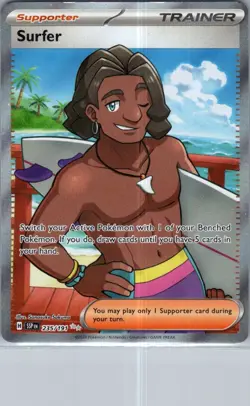 Surfer 235/191 SV08: Surging Sparks - Pokemon Card - NM - Image 1
