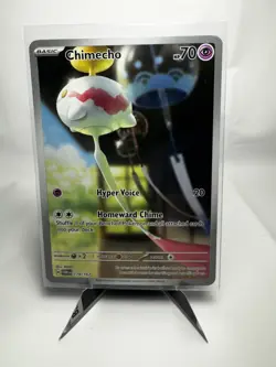 Chimecho 179/167 Pokemon TCG Twilight Masquerade Illustration Rare Full Art (NM) - Image 1