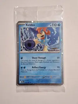 Keldeo Chaos Rising Barnes and Noble Promo Exclusive RARE Sealed Card - Image 1