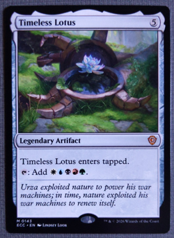 MTG Timeless Lotus | Commander Lorwyn Eclipsed | NM | Legendary Artifact - Image 1