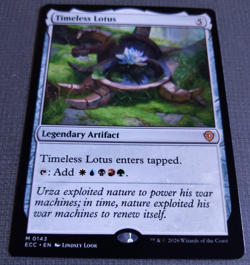 MTG Timeless Lotus | Commander Lorwyn Eclipsed | NM | Legendary Artifact - Image 2